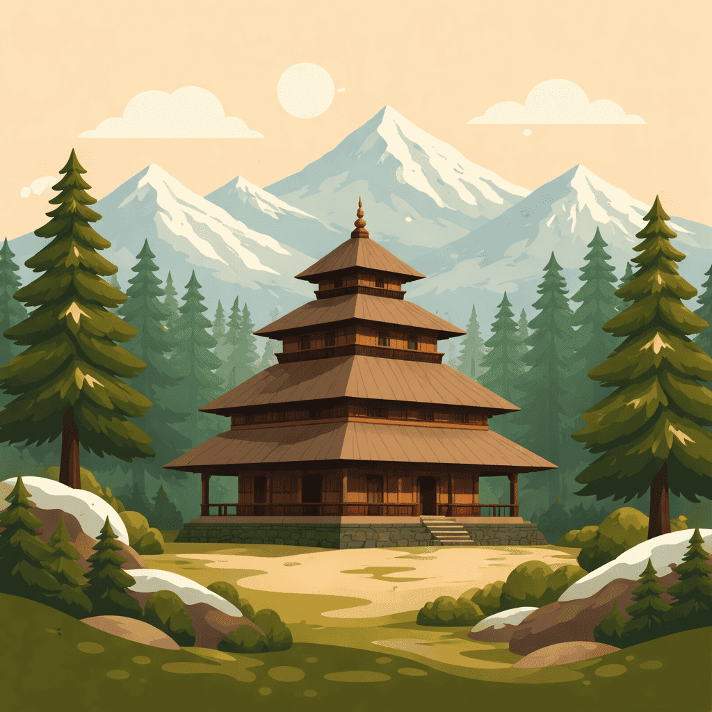 Himachal Pradesh landmark - Hidimba Devi Temple